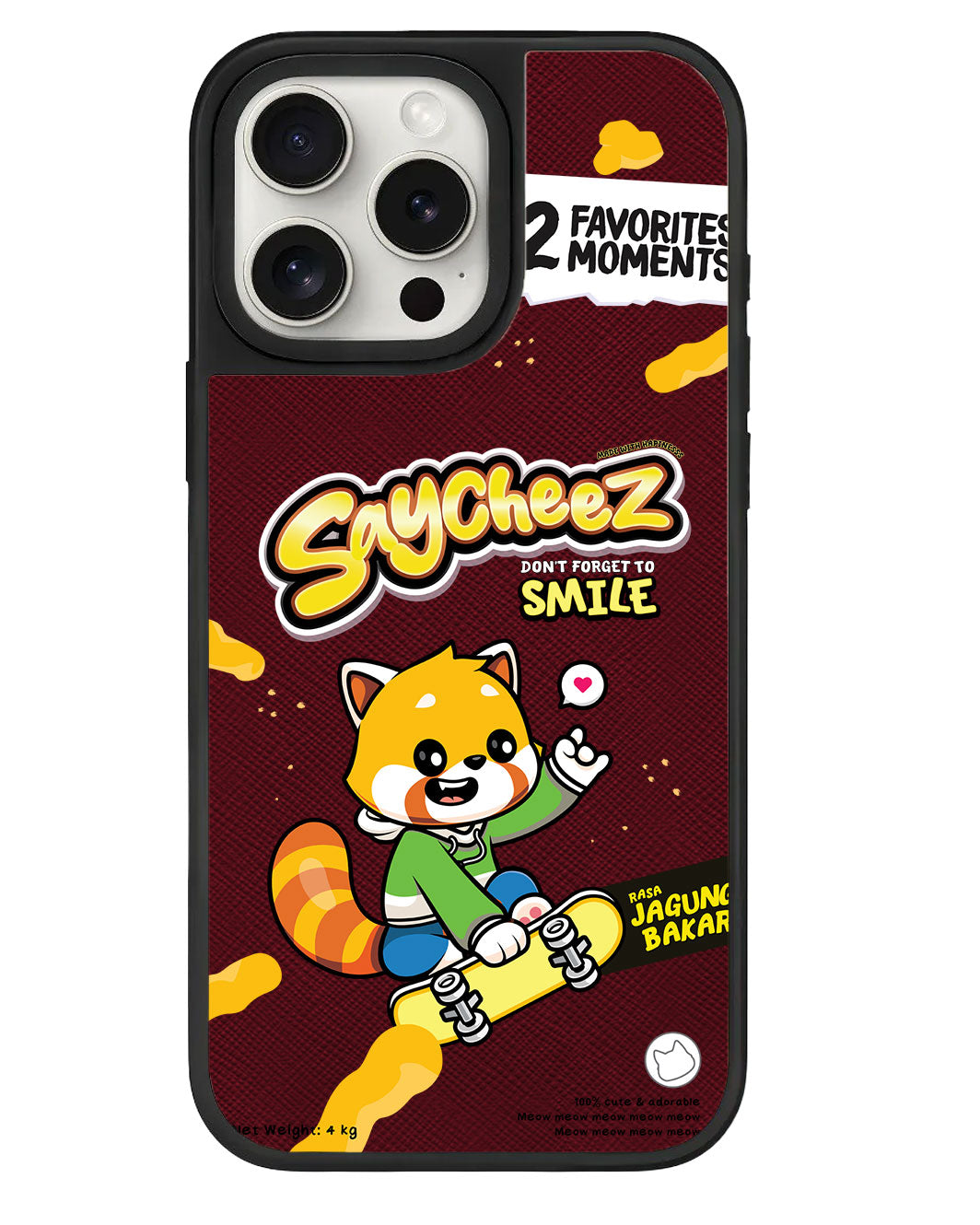 iPhone Leather Grip - Saycheez