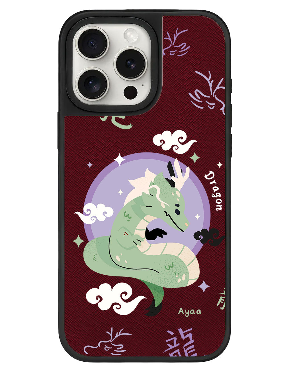iPhone Leather Grip - Dragon (Shio / Chinese Zodiac)