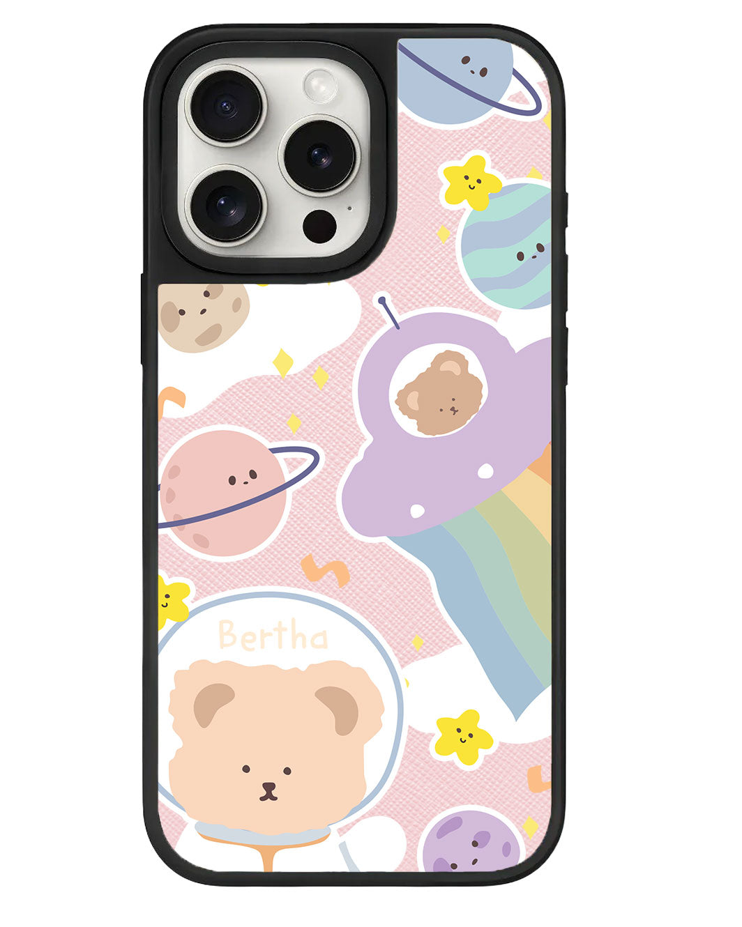 iPhone Leather Grip - Astrobear