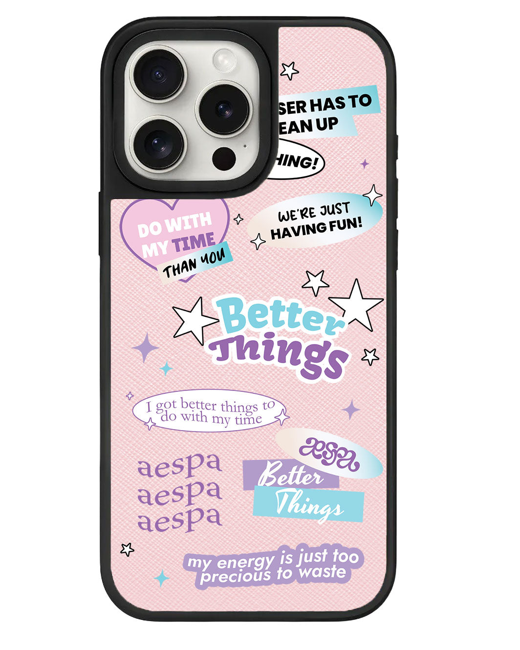 iPhone Leather Grip - Aespa Better Things