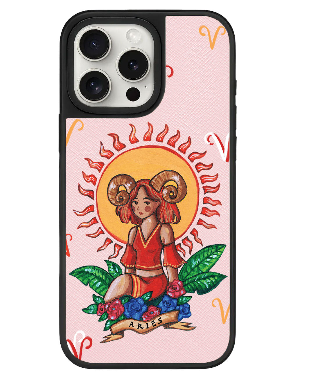 iPhone Leather Grip - Aries