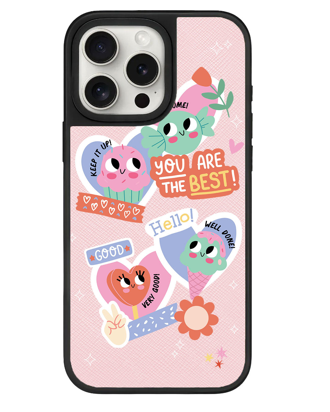 iPhone Leather Grip - Dessert Party