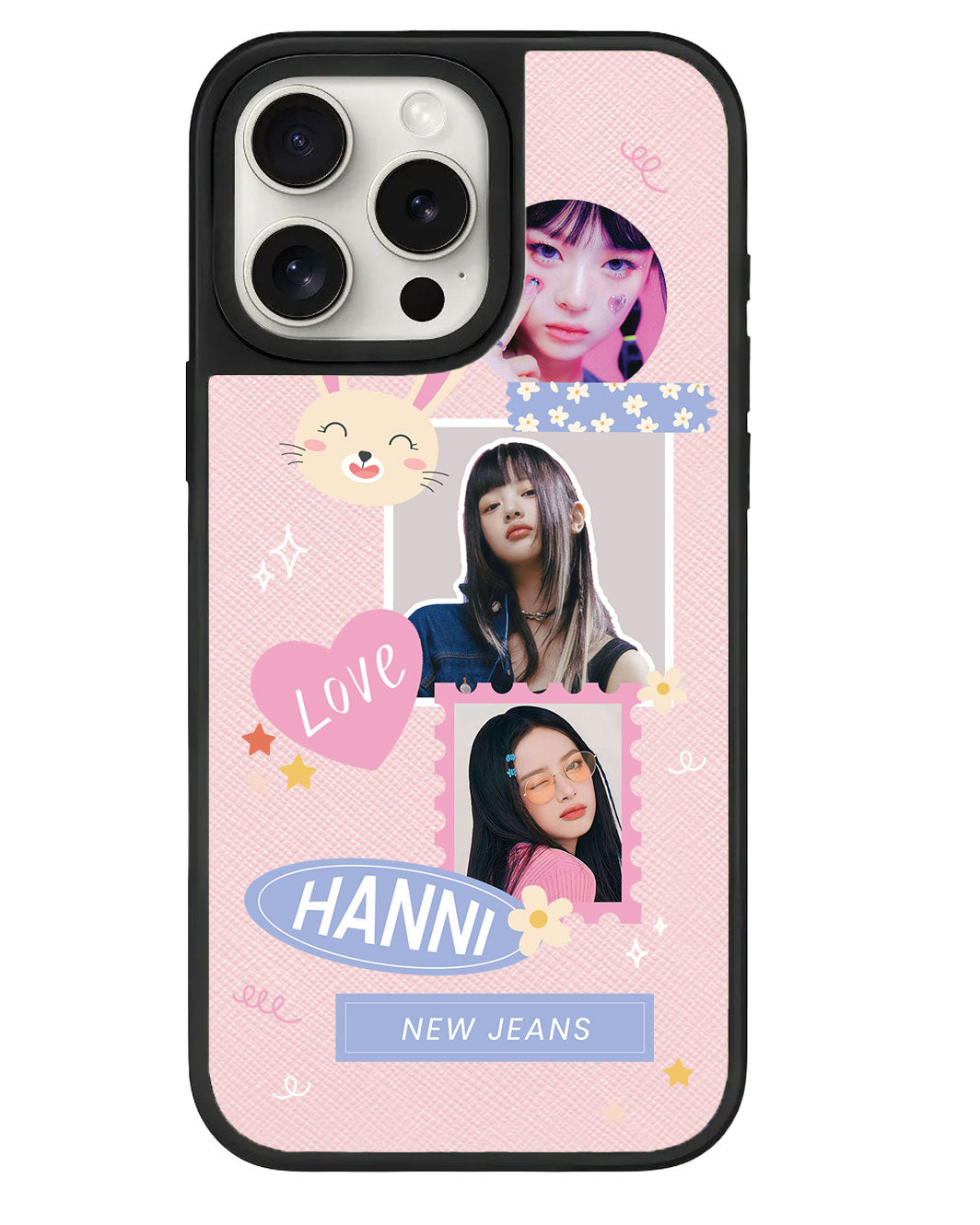 iPhone Leather Grip - Face Grid Frame