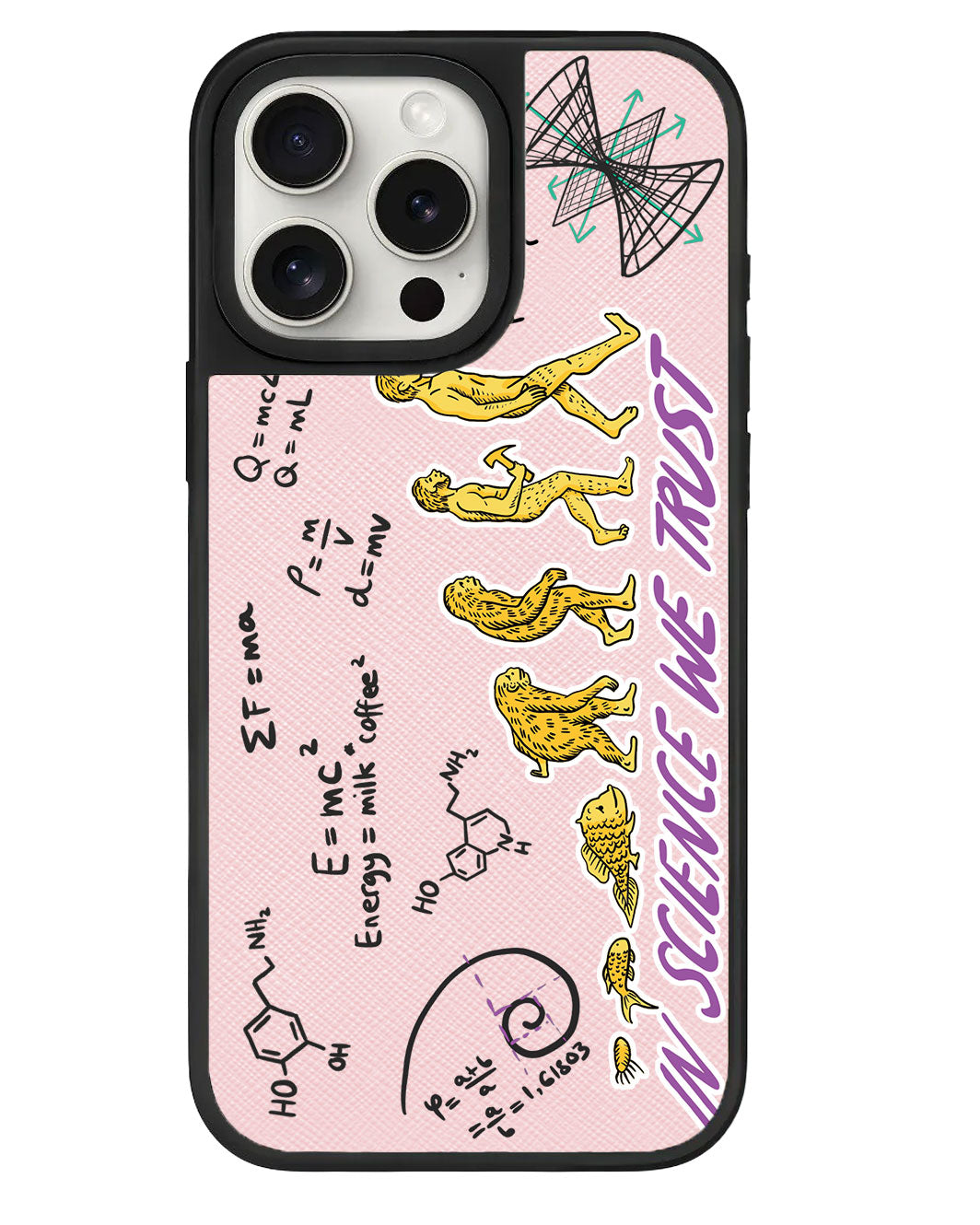 iPhone Leather Grip - Science 1.0