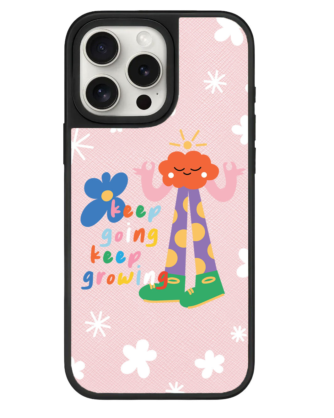 iPhone Leather Grip - Keep Growing