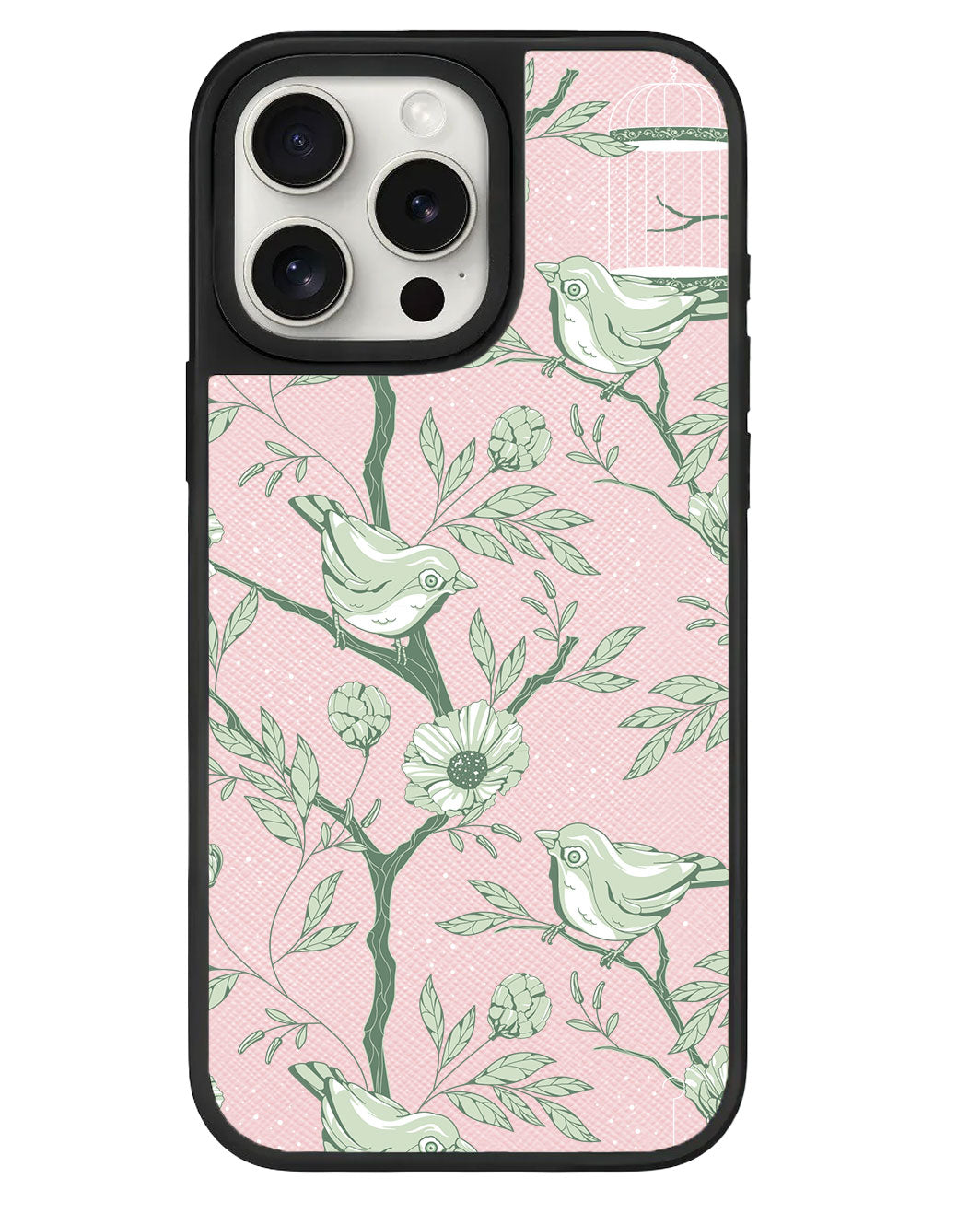 iPhone Leather Grip - Lovebird Monochrome 4.0