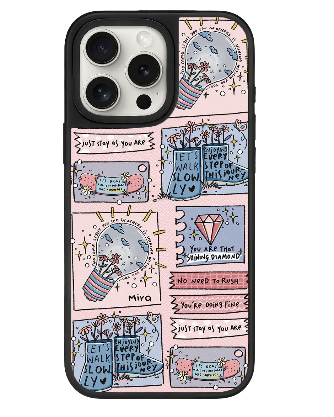 iPhone Leather Grip - Shine