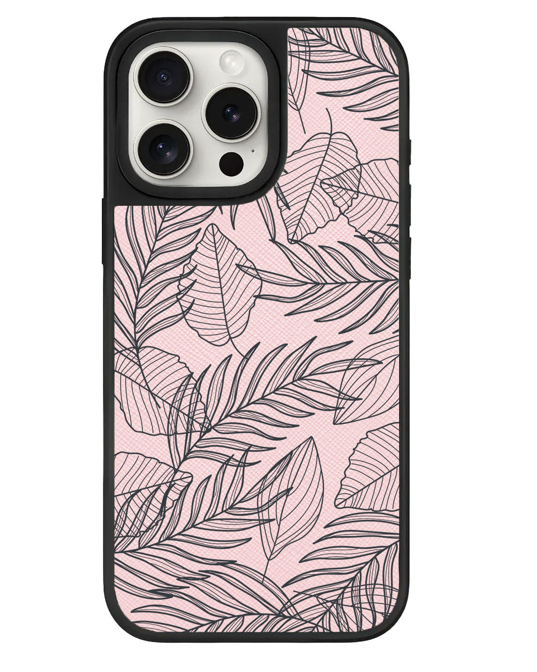 iPhone Leather Grip - Sketchy Flower 2.0
