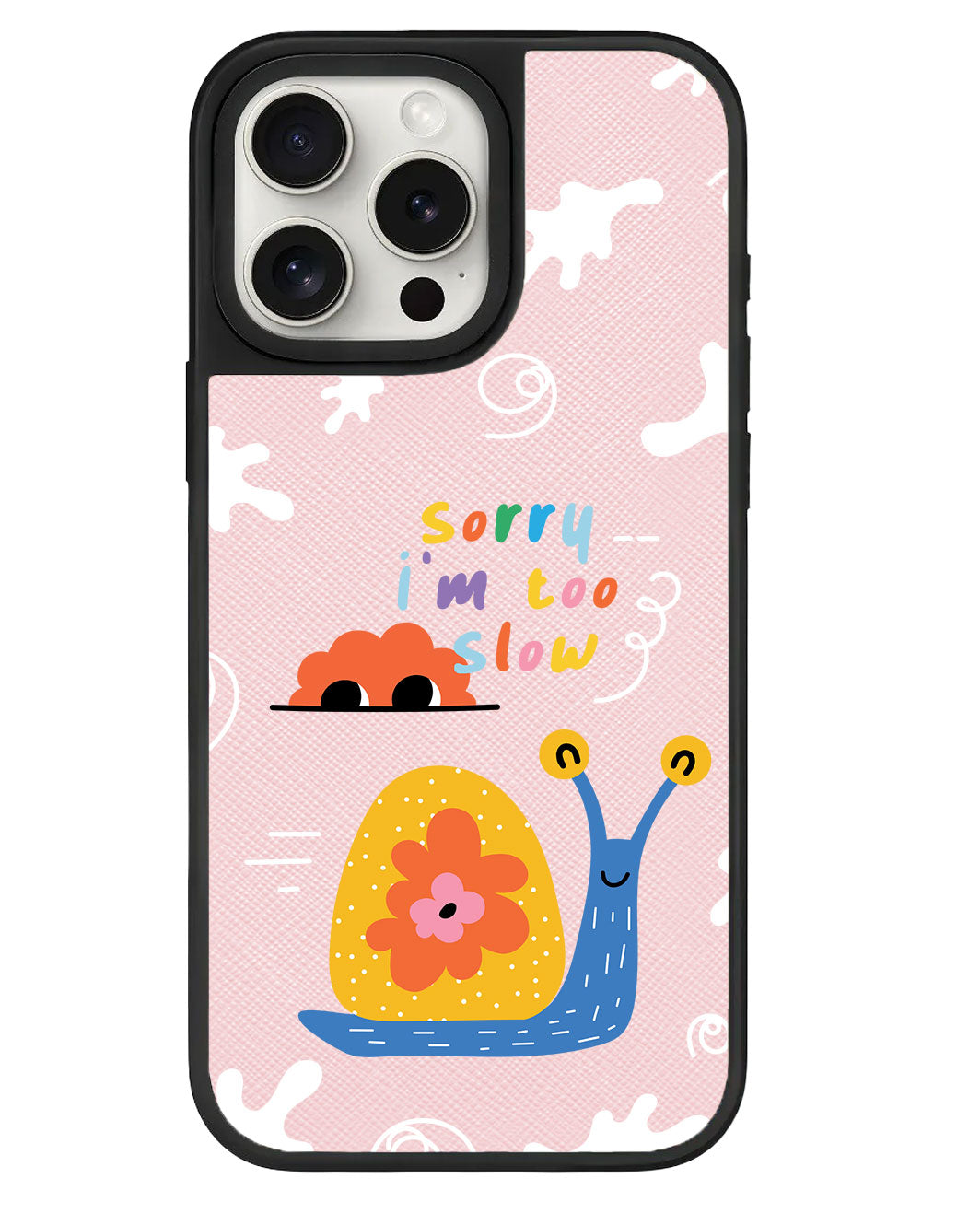 iPhone Leather Grip - Sorry Being Slow