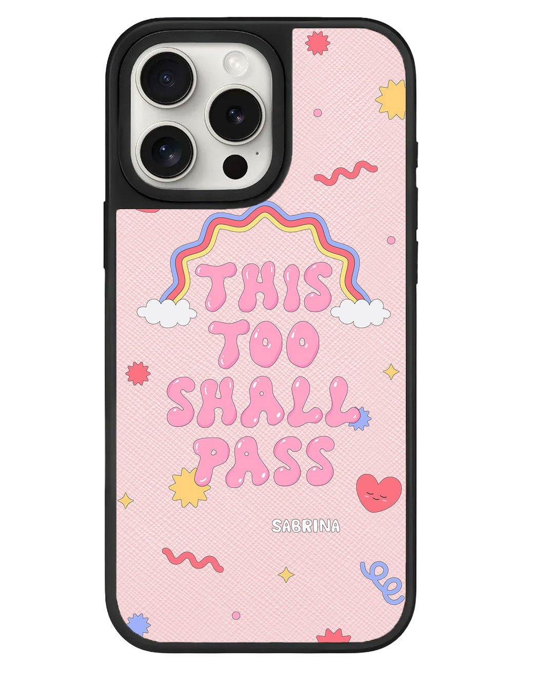 iPhone Leather Grip - This Too Shall Pass