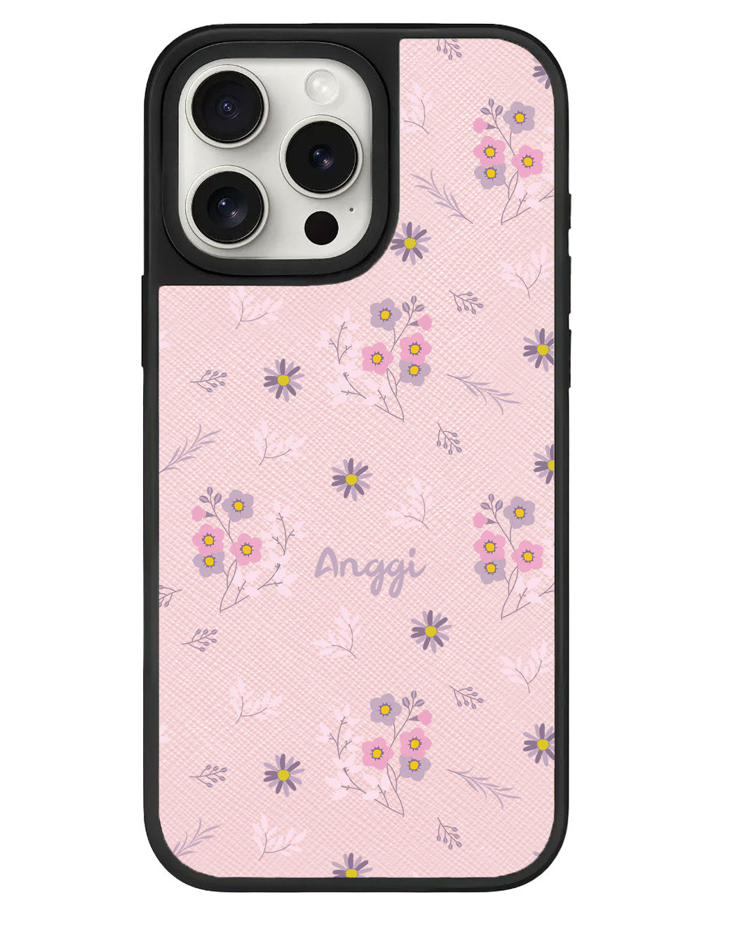 iPhone Leather Grip - Cherry Blossom
