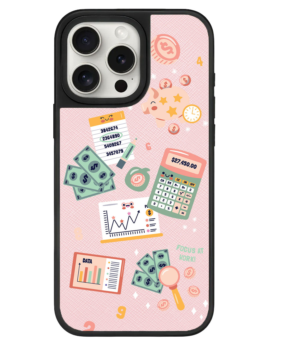 iPhone Leather Grip - Finance