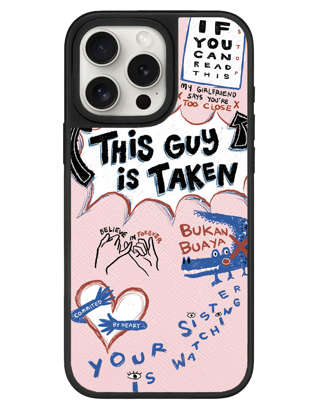 iPhone Leather Grip - Pelakor Proof (For Him)