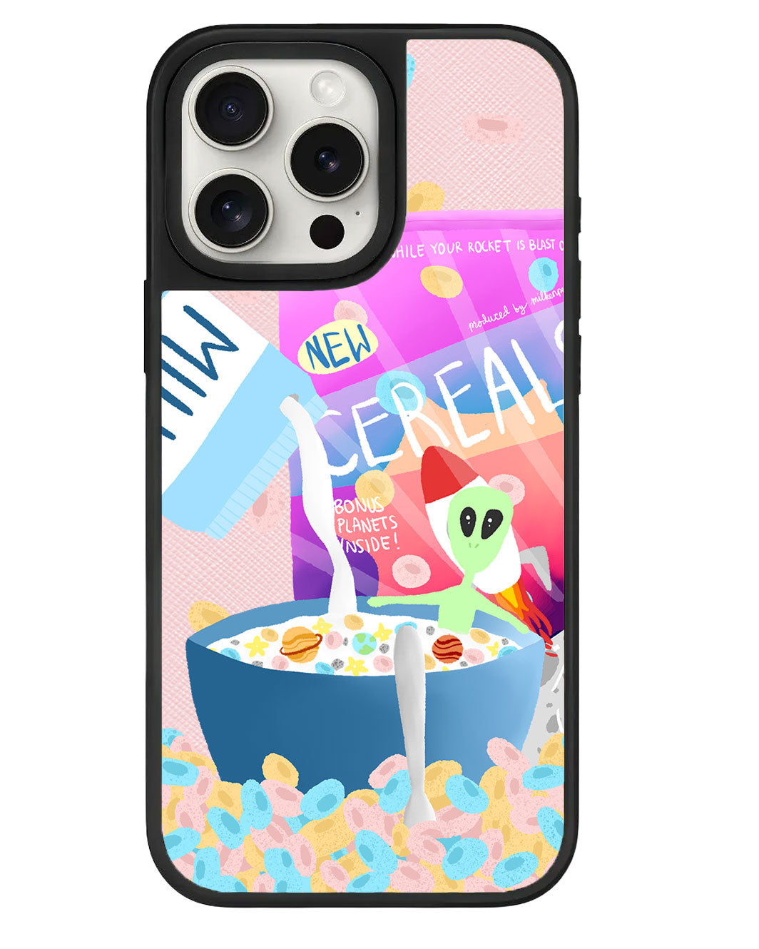 iPhone Leather Grip - Cerealiens