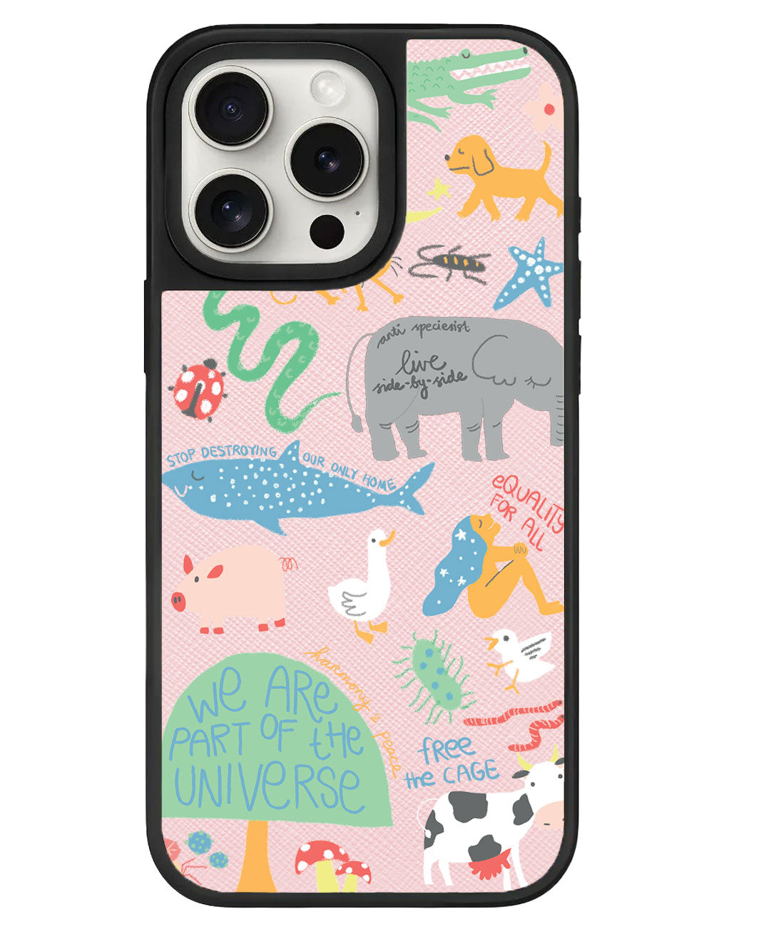 iPhone Leather Grip - Equality