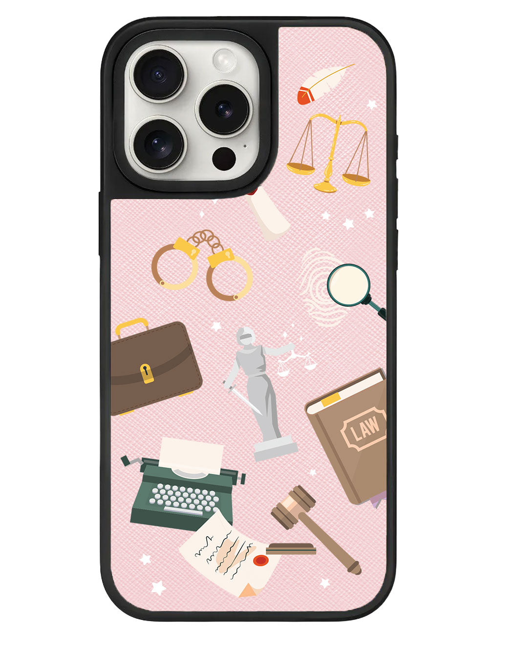 iPhone Leather Grip - Lawyer