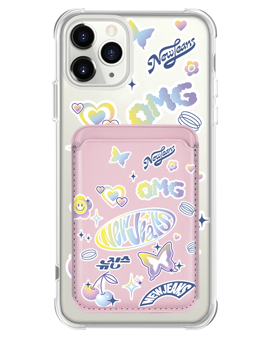 iPhone Magnetic Wallet Case - New Jeans OMG 1.0