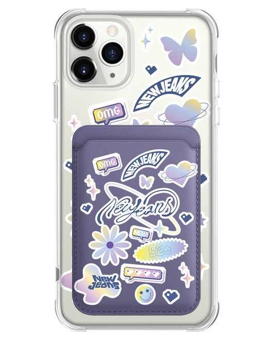 iPhone Magnetic Wallet Case - New Jeans OMG 2.0