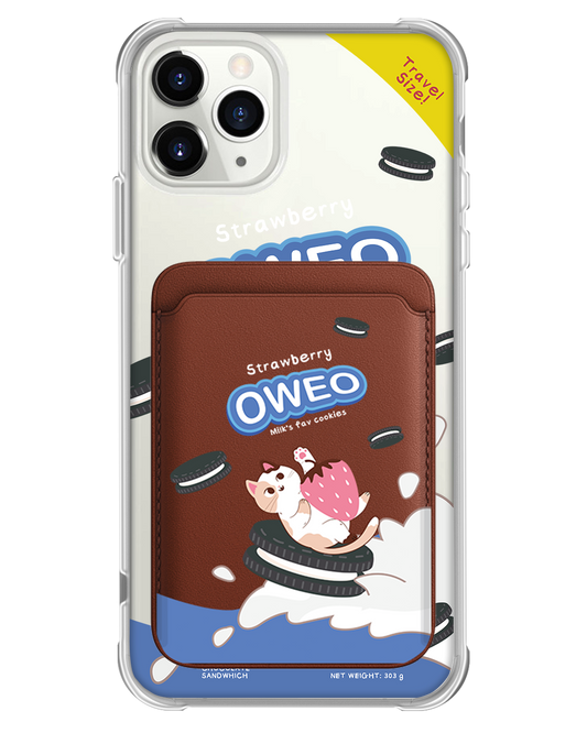 iPhone Magnetic Wallet Case - Oweo Cat