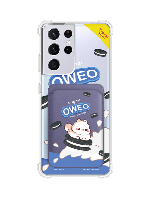 Android Magnetic Wallet Case - Oweo Dog