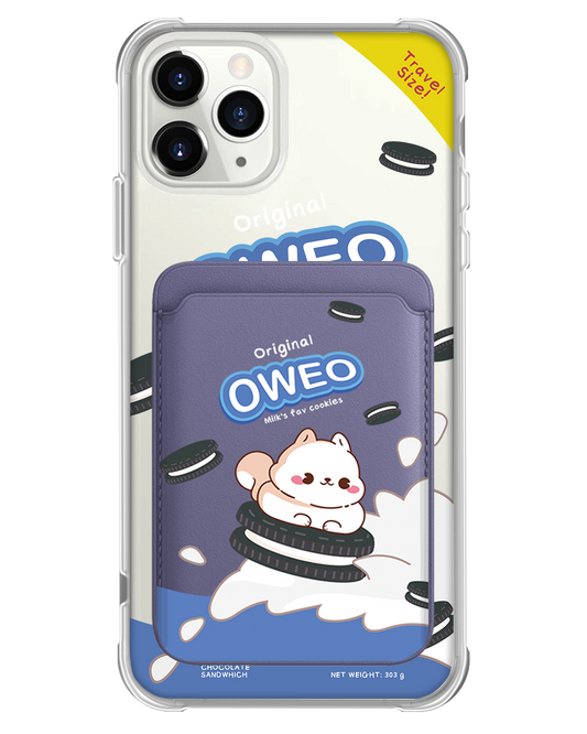 iPhone Magnetic Wallet Case - Oweo Dog