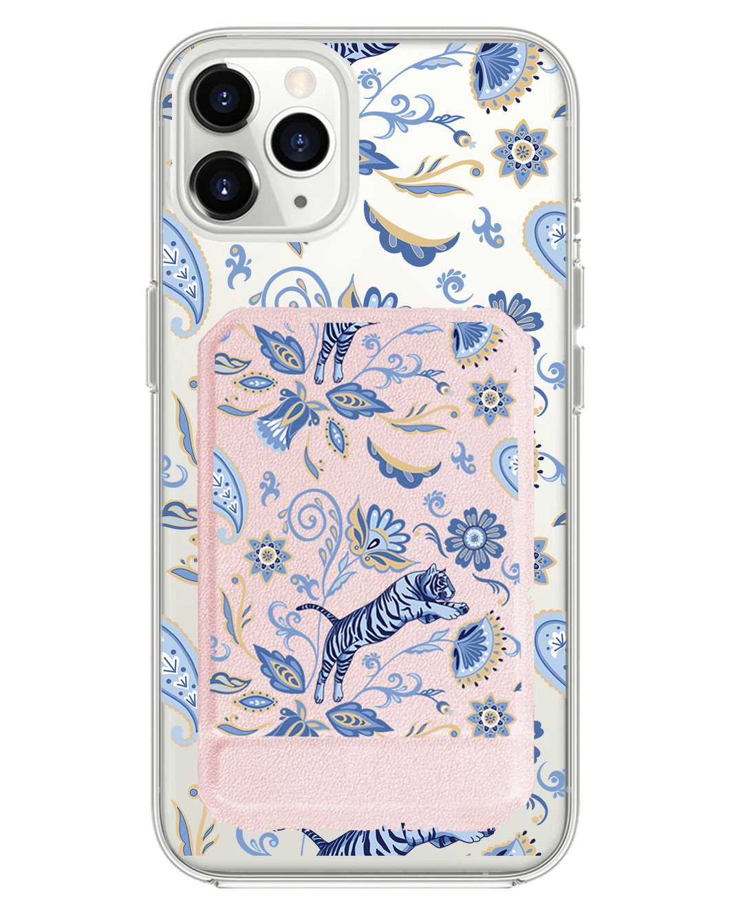 iPhone Magnetic Multifold Wallet - Tiger & Florals 1.0