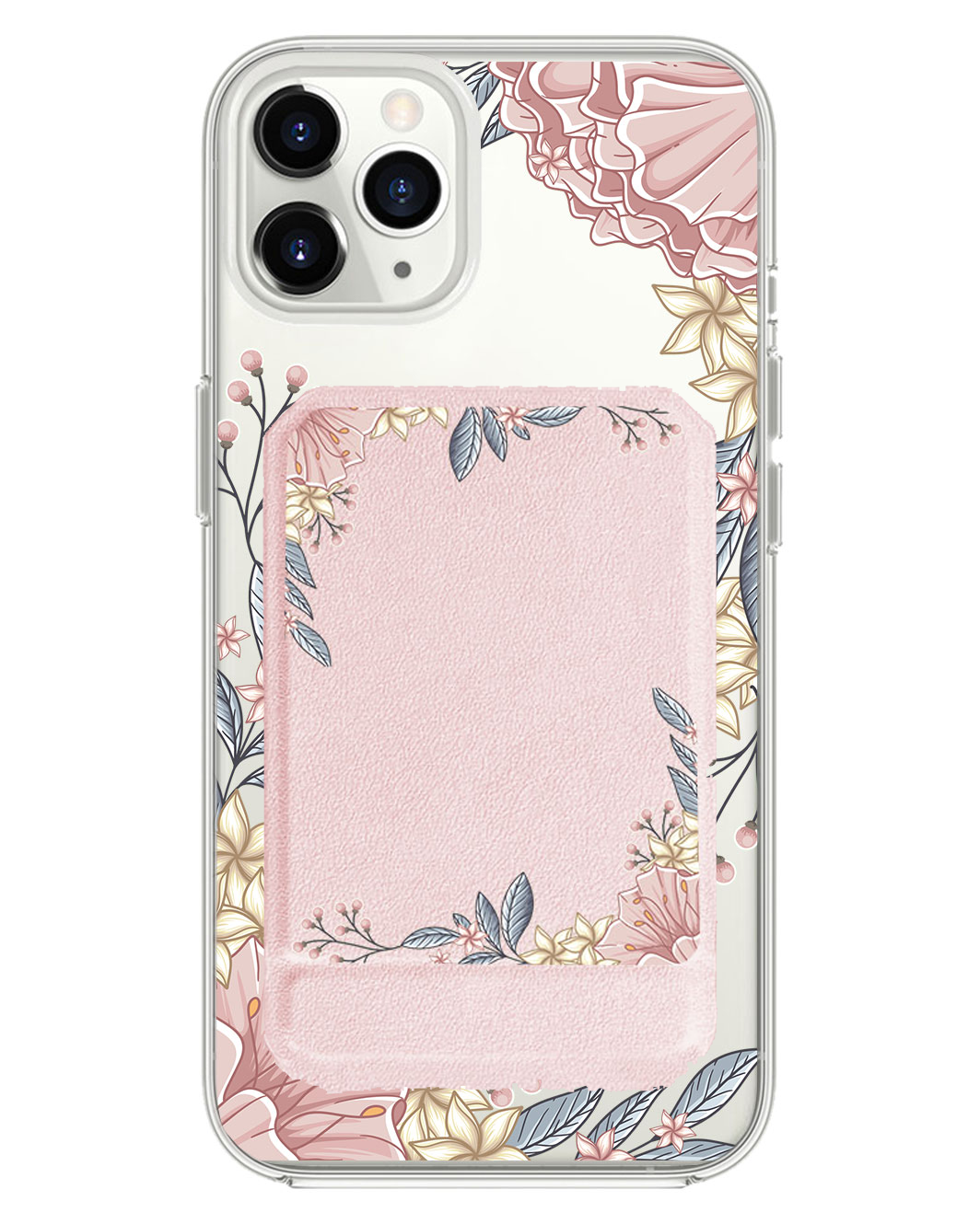 iPhone Magnetic Multifold Wallet - Pink Florals
