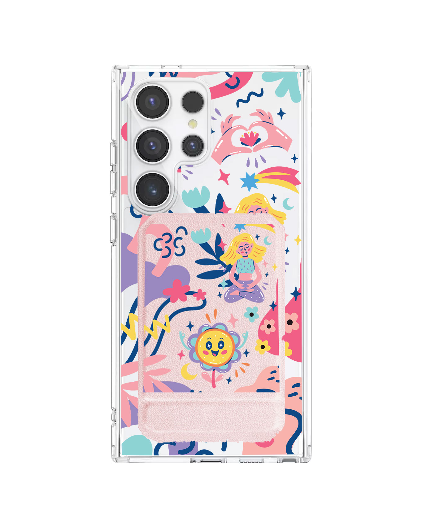 Android Magnetic Multifold Wallet - Heather