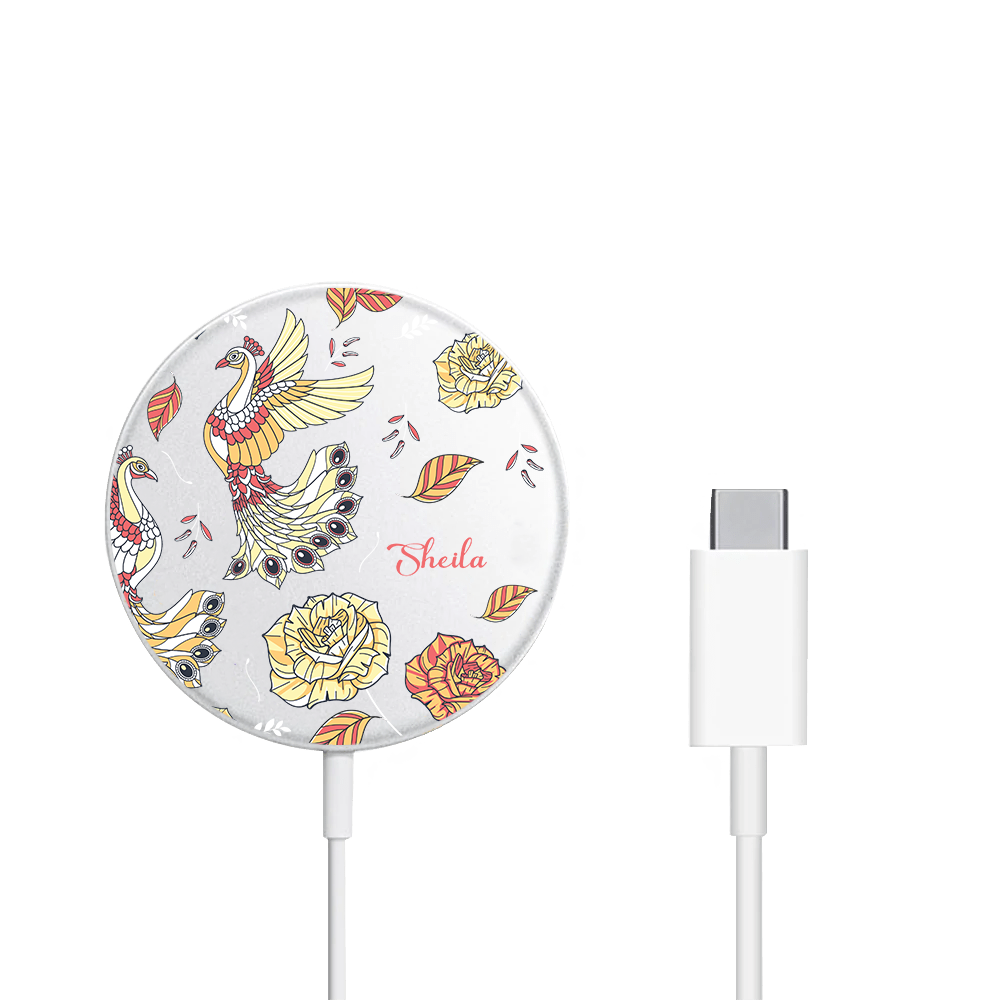 Magnetic Wireless Charger - Bird of Paradise 5.0
