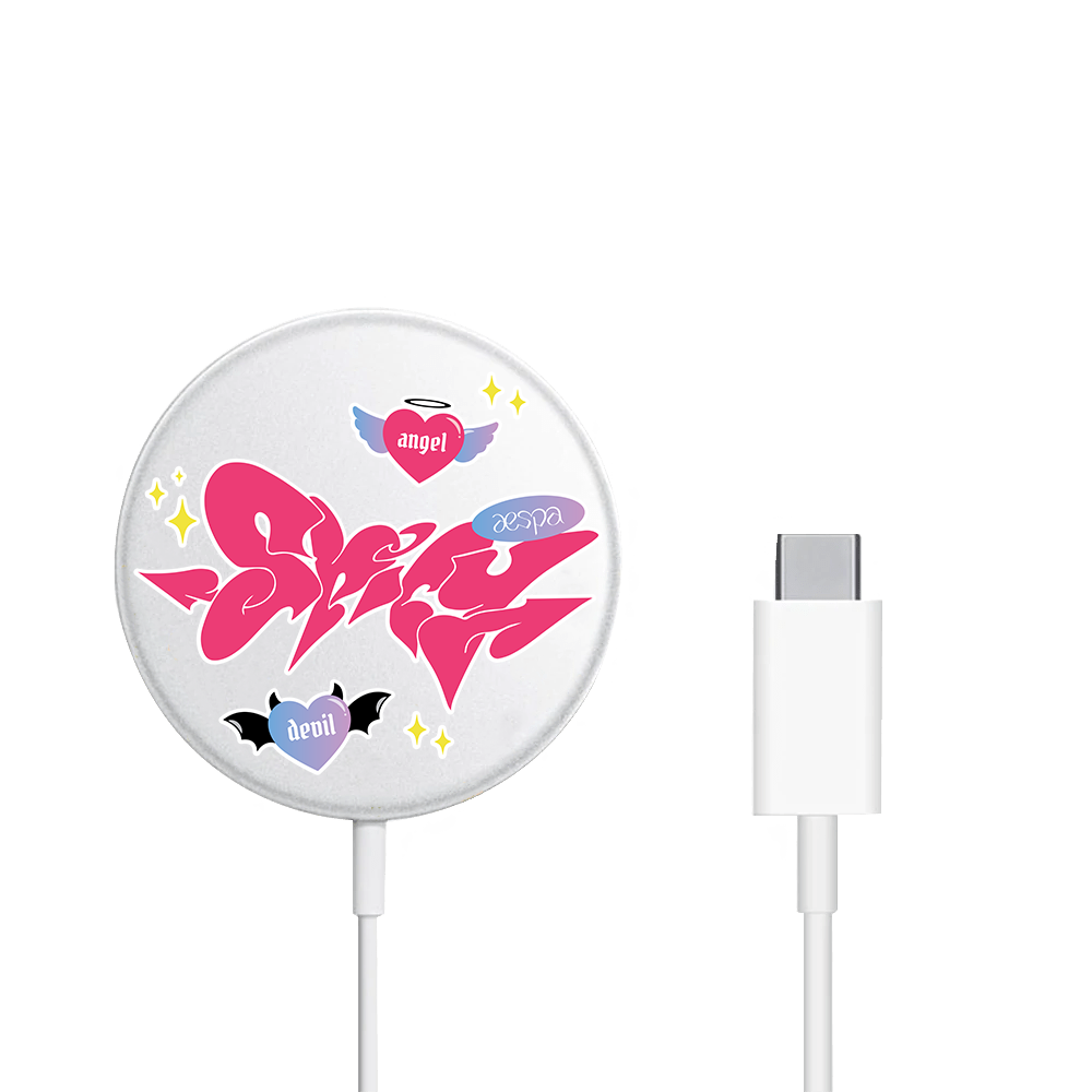 Magnetic Wireless Charger - Aespa Spicy