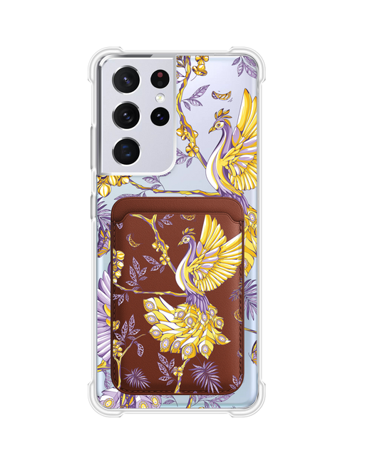 Android Magnetic Wallet Case - Peacock 3.0