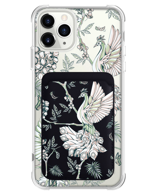iPhone Magnetic Wallet Case - Peacock 4.0