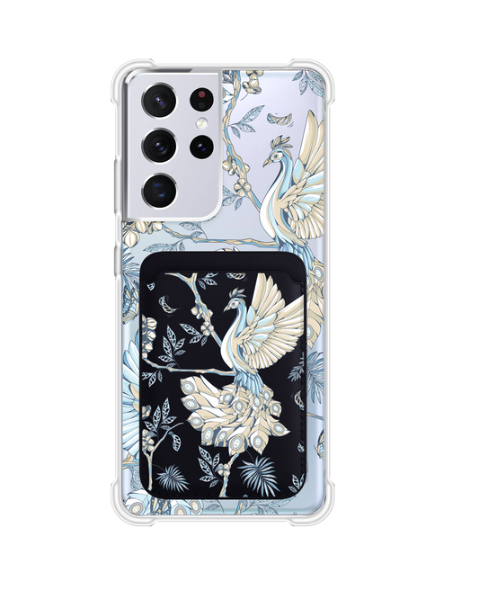 Android Magnetic Wallet Case - Peacock 5.0