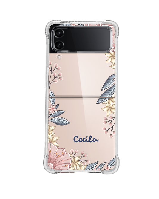 Android Flip / Fold Case - Pink Florals