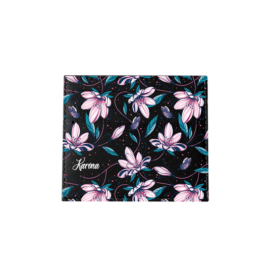 6 Slots Card Holder - Pink Tulip