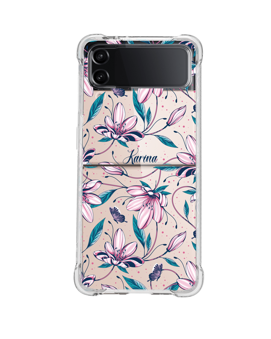Android Flip / Fold Rearguard Hybrid - Pink Tulip