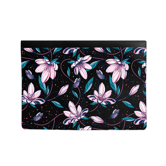 Vegan Leather Sleeve - Pink Tulip