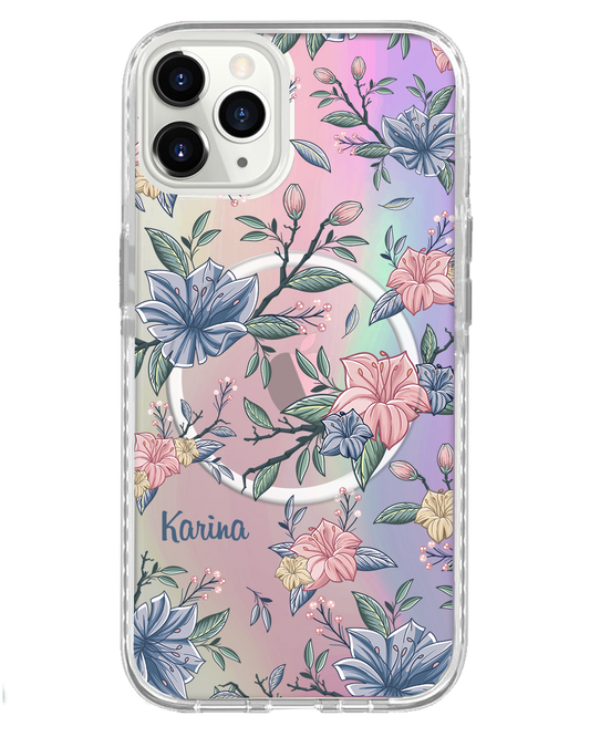 iPhone Rearguard Holo - Pink & Blue Florals