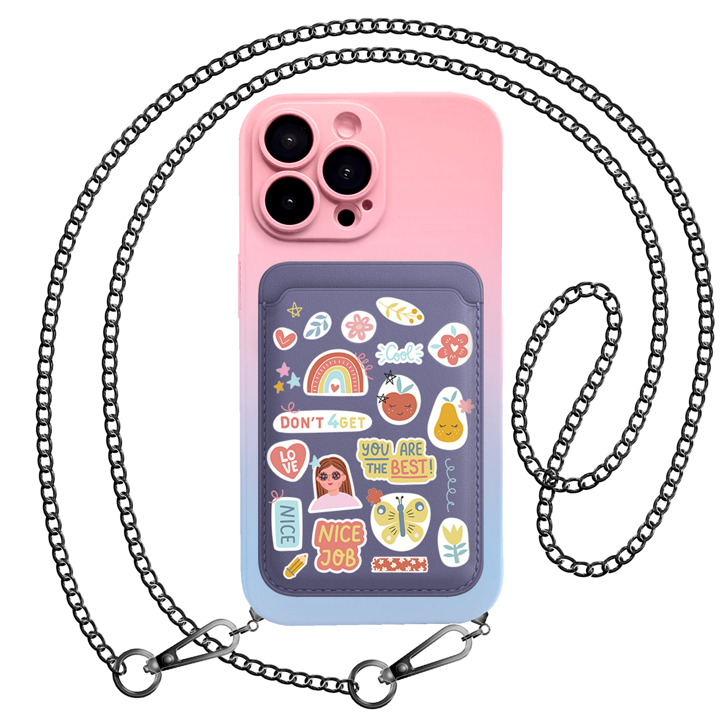 iPhone Magnetic Wallet Silicone Case - You are The Best 1.0