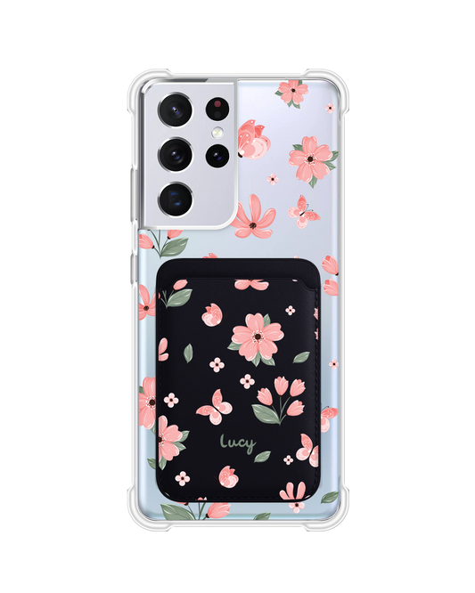 Android Magnetic Wallet Case - Pink Delight