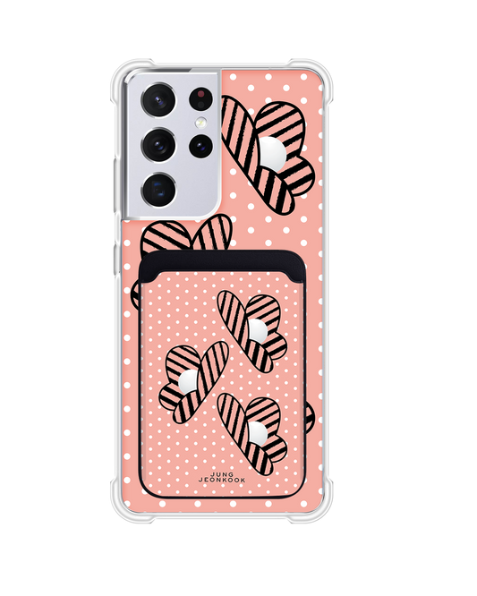 Android Magnetic Wallet Case - Pink Honey