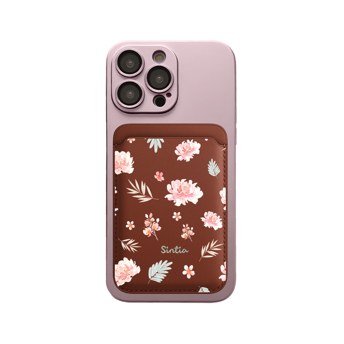 iPhone Magnetic Wallet Silicone Case - Botanical Garden 4.0