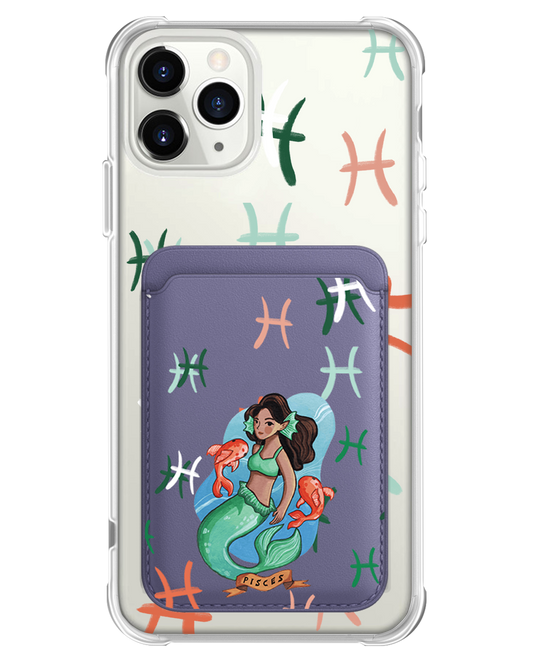 iPhone Magnetic Wallet Case - Pisces