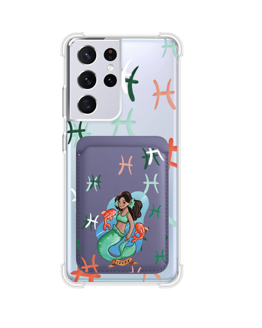 Android Magnetic Wallet Case - Pisces