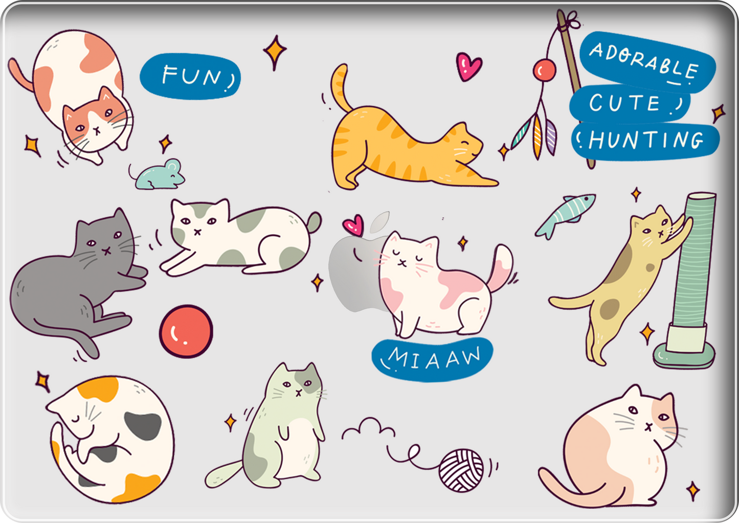 MacBook Snap Case - Playful Cat 2.0