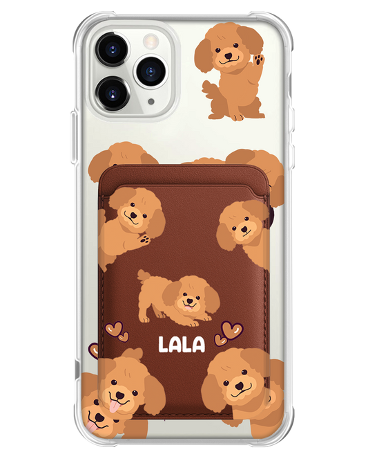 iPhone Magnetic Wallet Case - Poodle Squad 1.0