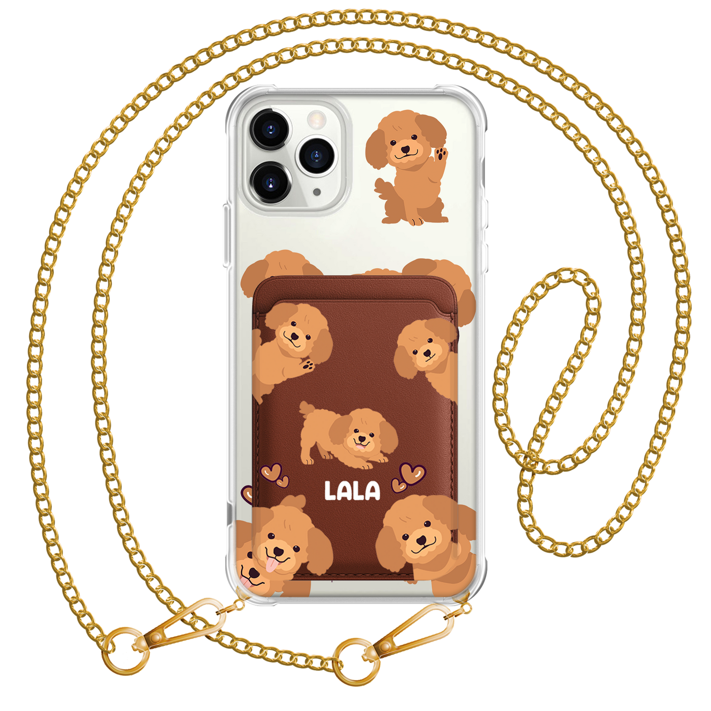 iPhone Magnetic Wallet Case - Poodle Squad 1.0