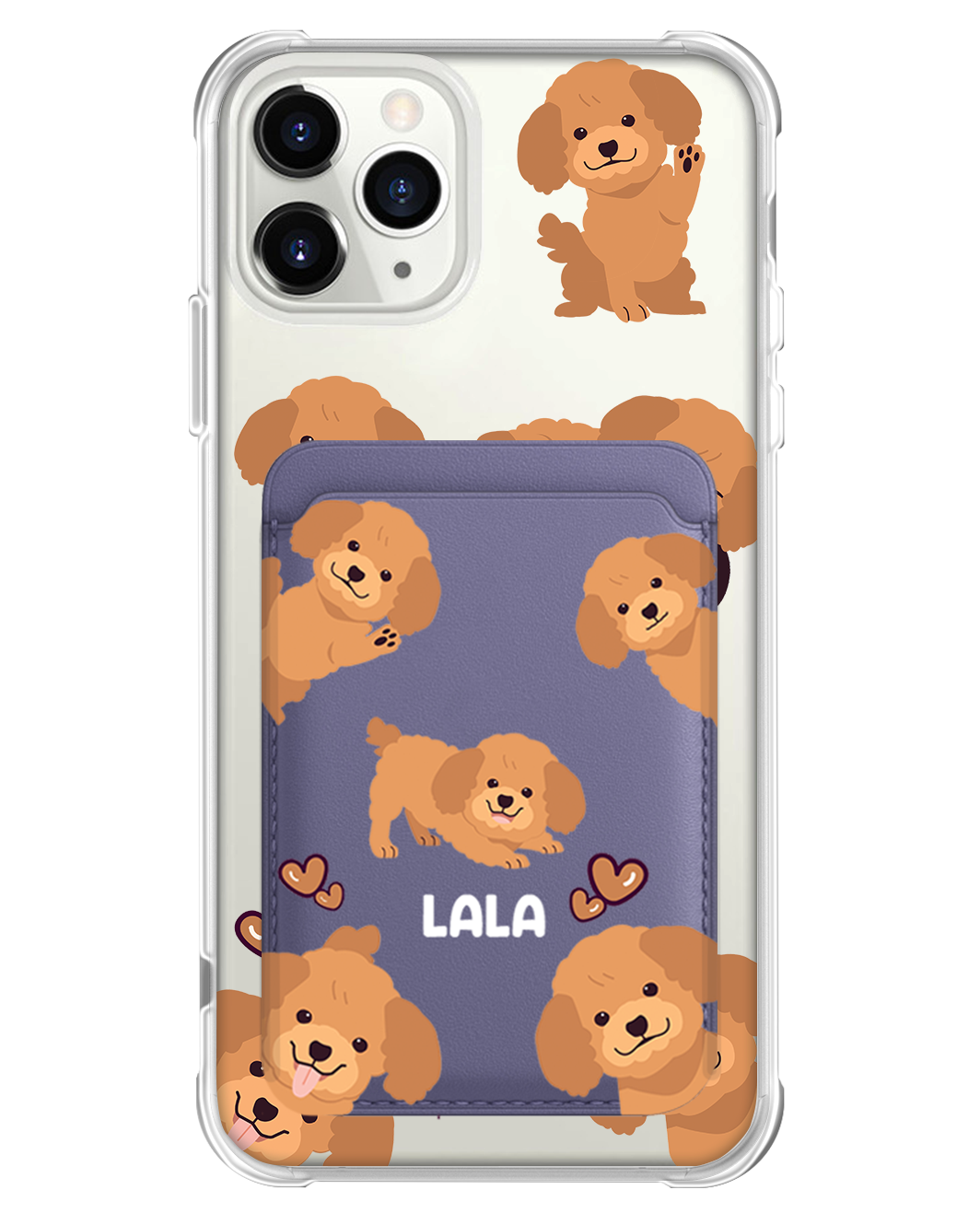 iPhone Magnetic Wallet Case - Poodle Squad 1.0