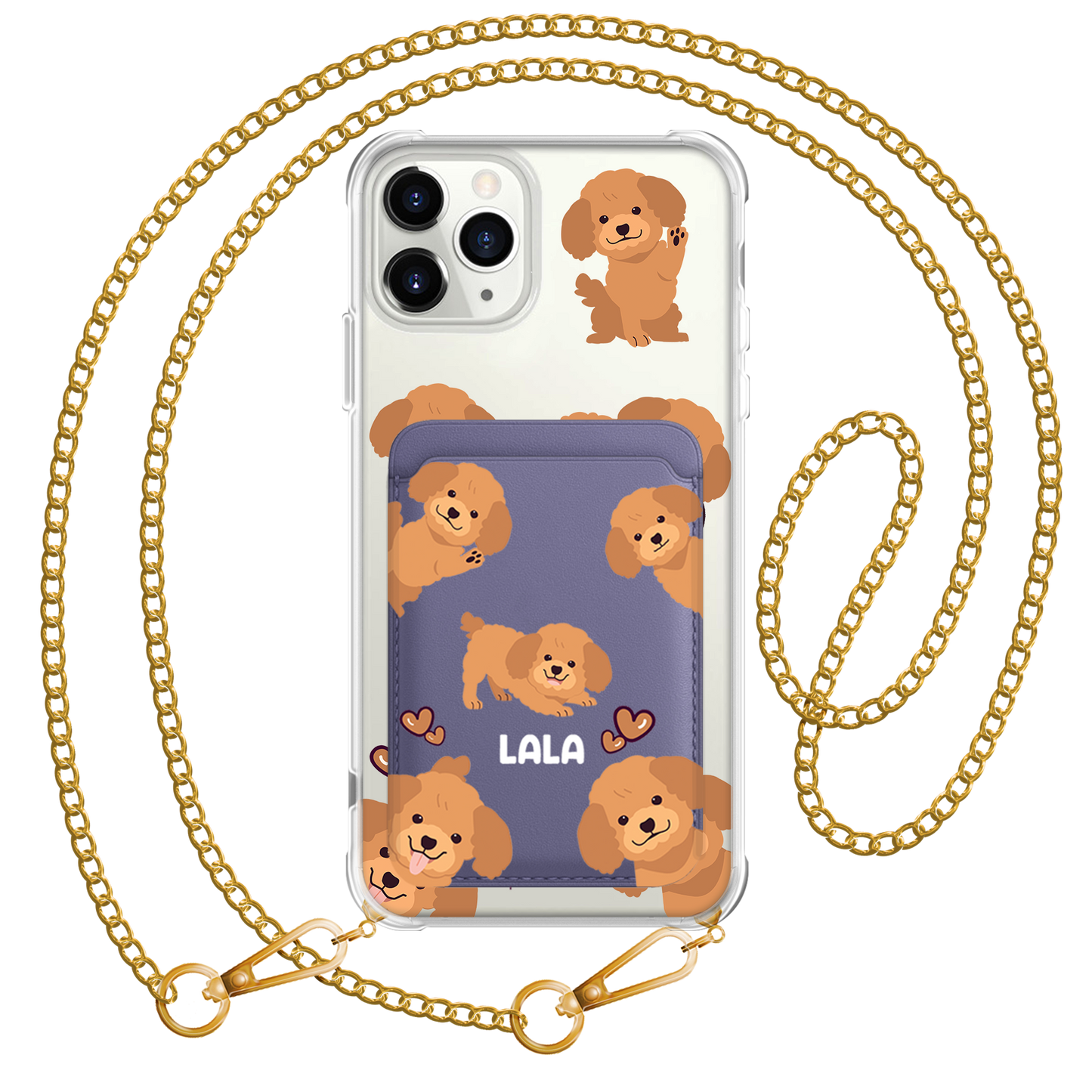 iPhone Magnetic Wallet Case - Poodle Squad 1.0