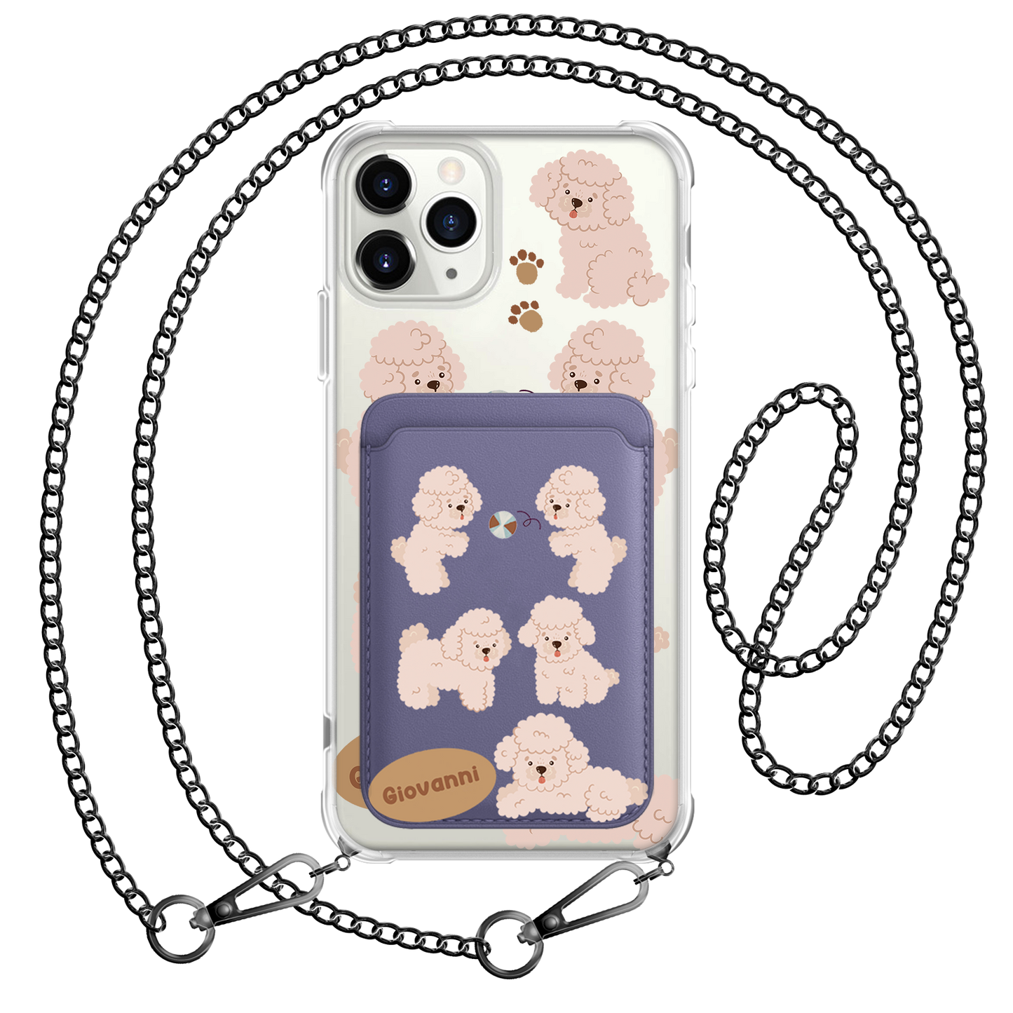 iPhone Magnetic Wallet Case - Poodle Squad 2.0